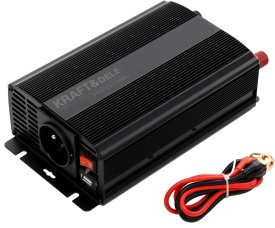 Invertor auto KraftDele KD1251 24V la 230V, 350W putere continuă, 700W vârf, cu USB și protecții multiple