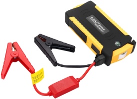 Jump Starter și Powerbank Multi-funcțional KraftDele KD5494 – 16.800 mAh, 600A, Compresor, Lanternă SOS, Ciocan de siguranță, Trusă completă - Img 6