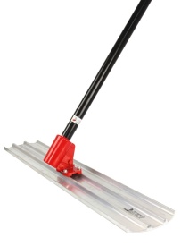 Listvă manuală oscilantă pentru finisarea betonului 1,2 m Mar-Pol, din magneziu, cu 3 tije extensibile 5,4 m