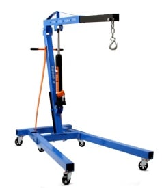 Macara de atelier hidraulică Mar-Pol M80405C, capacitate maximă 2T, braț reglabil în 4 trepte, pliabilă - Img 3