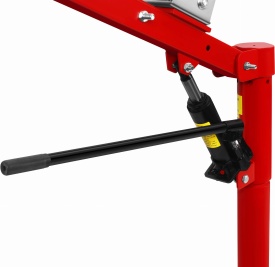 Macara hidraulică de atelier cu troliu KraftDele KD12687, braț telescopic, rotire 360°, capacitate maximă 450 kg - Img 11