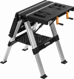 Masă de lucru multifuncțională pliabilă 350 kg KraftDele KD11870 – banc de lucru / suport tăiere 82×63 cm - Img 5