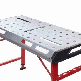 Masă de lucru pentru sudură pliabilă KraftDele KD639, blat 532 x 1068 mm, înălțime reglabilă 705-930 mm, sarcină maximă 454 kg - Img 6