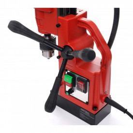 Masina de gaurit 1800W verticala cu talpa magnetica cu 1300N de 750 rot/min. prindere de 16mm cursa de 140mm - Img 7