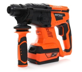 Mașină de găurit cu percuție cu acumulator 18V KraftDele PROSERIES KD1769, motor fără perii, 2J, cu mâner suplimentar - Img 2