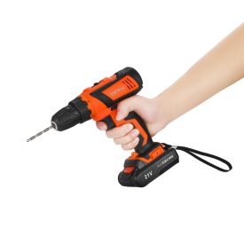 Mașină de găurit și înșurubat cu acumulator 21V KraftDele KD3356, 2 baterii 2Ah, accesorii și valiză - Img 10