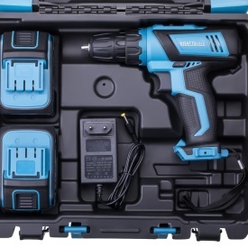 Mașină de găurit și înșurubat cu acumulator KraftDele KD3355, 21V, 2 baterii 2Ah, cu accesorii și valiză - Img 11