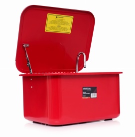 Mașină de spălat piese (Muzghieră) KraftDele KD424 – 13 litri, Circuit închis, Pompă 230V, Gât de lebădă flexibil, Oțel - Img 3