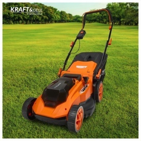 Mașină de tuns iarba cu acumulator KraftDele KD5411, 40V, lățime tăiere 38 cm, coș 50L, reglaj 25-75 mm - Img 10