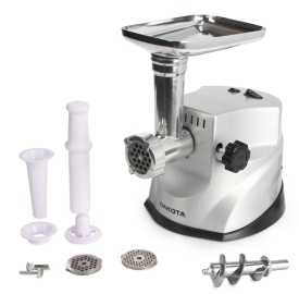 Mașină electrică de tocat carne Mar-Pol Dakota Premium, cu 3 site, funcție înainte/înapoi și accesorii pentru cârnați și kebbe - Img 7