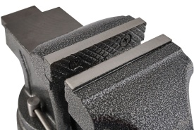 Menghină rotativă de banc cu nicovală 100 mm MaxRom, corp din fontă, fălci înlocuibile, deschidere maximă 100 mm - Img 9