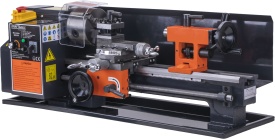 Mini strung de banc KraftDele KD5358, 550W, 0-2500 rpm, pentru prelucrare precisă metal, lemn și plastic - Img 2