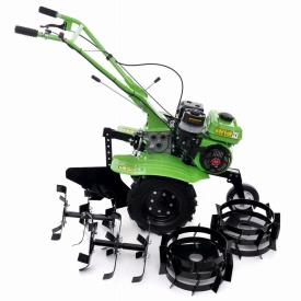 Motocultor / glebăgător pe benzină KraftDele KD5429, 6,5 CP, 162 cm³, cu 2 roți și 2 viteze înainte + marșarier