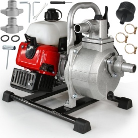 Motopompă pe benzină Mar-Pol 1 inch, 25 mm, pentru apă, debit 8000 l/h, aspirație 8 m, refulare 25 m - Img 8