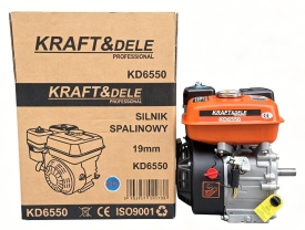 Motor termic pe benzină KraftDele KD6550, 7 CP, 210 cmc, arbore orizontal 19 mm, 4 timpi pentru utilaje și echipamente - Img 9