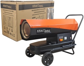 Nagrzewnică cu motorină 40 kW KraftDele KD5962, încălzire directă pentru hală, atelier, depozit și șantier - Img 9