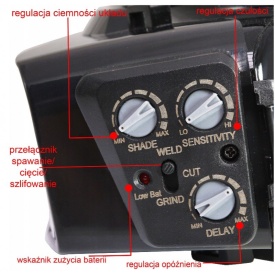 Ochelari de sudură cu filtru automat de întunecare YZ1000 MaxRom, pentru TIG MIG MAG MMA și tăiere cu arc - Img 8