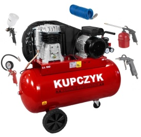 Pachet Compresor de aer industrial 100 L + Set aer , 330L/MIN 220 DK.K420/100M