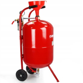 Piaskarkă sifonică Mar-Pol 38L cu manometru, regulator și odorizor de aer pentru curățare rugină, vopsea și caroserie - Img 2