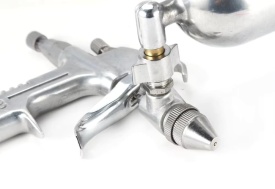 Pistol de vopsit pneumatic HVLP VERKE K-3, duză 0,5 mm, rezervor 200 ml, pentru finisaje și retușuri precise - Img 6
