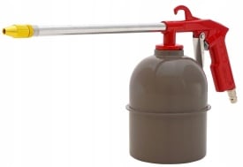 Pistol pneumatic pentru spălare și conservare VERKE V81270, cu rezervor 650 ml și duză lungă pentru zone greu accesibile - Img 2
