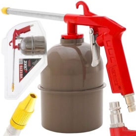 Pistol pneumatic pentru spălare și conservare VERKE V81270, cu rezervor 650 ml și duză lungă pentru zone greu accesibile - Img 12