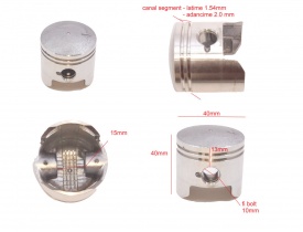 Piston motor 2HP 2 timpi motopompa de apa 1" NR.704
