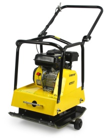 Placă compactoare 120kg MAR-POL M79517 – 6.5 CP, forță centrifugală 18kN, adâncime 35cm, sistem anti-vibrații, roți transport - Img 2