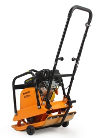 Placă compactoare 90kg MAR-POL M79514 – 6.5 CP, forță centrifugală 15kN, adâncime 30cm, motor OHV, roți demontabile, mâner pliabil - Img 3