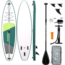 Placă de paddleboard FunWater SUP SUPFW69A 3,35m (verde-albă) - Img 5