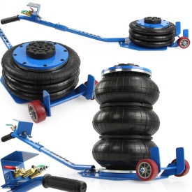 Pod pneumatic tip pernă Mar-Pol 3,5T, model bałwanek cu 3 camere, pentru atelier auto, vulcanizare și utilaje - Img 3