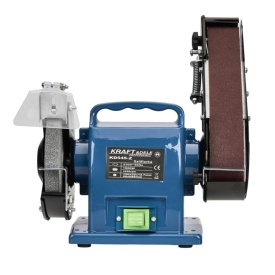 Polizor de banc cu bandă și disc KraftDele KD545-Z, 1800W, 2 în 1 pentru ascuțire, șlefuire și curățare piese metalice - Img 3
