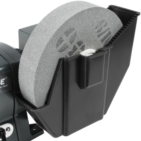 Polizor de banc uscat și umed 150/200 mm, 250 W, cu 2 discuri laterale, pentru ascuțire și șlefuire precisă MaxRom V08031 - Img 7
