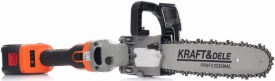 Polizor unghiular cu acumulator 20V KraftDele KD10624 2 în 1 cu adaptor de fierăstrău, 2 baterii 3.0 Ah și accesorii incluse - Img 2