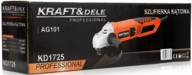 Polizor unghiular KraftDele KD1725, 2900 W, disc 230 mm, 6000 rpm, pentru tăiere și șlefuire în metal, beton și piatră - Img 10