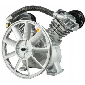 Pompa compresor de aer cu 2 pistoane de 65mm in V cu debit 390 l/min 2.5kW V2065R (imbunatatit) – Kraft&Dele
