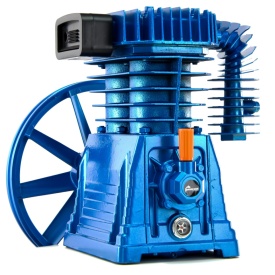 Pompa compresor de aer cu 2 pistoane de 90mm debit 960l/min 4-5 kW 10 bari Barracuda B-AC2090H - Img 1