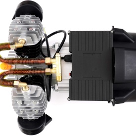 Pompa de aer piston 2x47mm cu motor 3kW 50-100L debit de 530l/min 8 bari - Img 7
