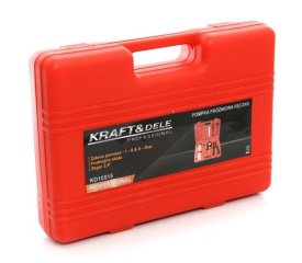 Pompă de vid manuală KraftDele KD10515 cu manometru, furtunuri și adaptoare pentru testare vacuum și aerisire sisteme auto - Img 11