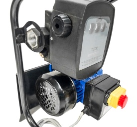 Pompa electrică de transfer combustibil VERKE YBV-600T, mini distribuitor portabil 600 W, 40 l/min, cu pistol automat și contor - Img 4