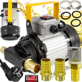 Pompă electrică VERKE 230V 750W pentru transfer ulei motorină și ulei combustibil, debit 30 l/min, înălțime refulare 19 m - Img 10
