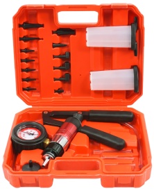 Pompă manuală de vacuum cu vacuummetru VERKE pentru diagnosticare auto, testare sisteme BARO, PCV și EGR - Img 2