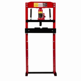 Presă hidraulică manuală 12 tone KraftDele KD328, cadru din oțel, înălțime de lucru 0-650 mm, pentru atelier și garaj - Img 1