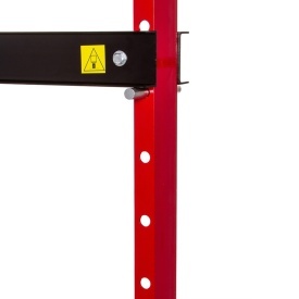 Presă hidraulică Mar-Pol M80400, 20 tone, cu raft de lucru reglabil pe 6 poziții și plăci din fontă incluse - Img 9
