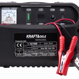 Redresor auto KraftDele KD1908 12/24V 30A, cu funcție de încărcare rapidă pentru acumulatori 90-250Ah - Img 2