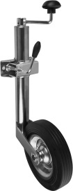 Roată de sprijin pentru remorcă KraftDele KD469 cu colier de prindere, capacitate 150 kg, roată 200 mm - Img 5