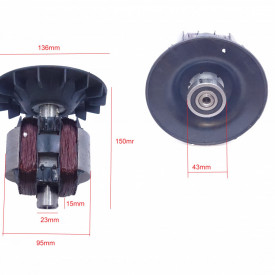 Rotor pentru generator de curent 800W motor termic 2 timpi benzina NR.812 - Img 1