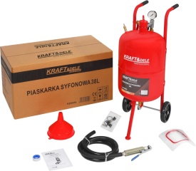Sablator pneumatic 38L KraftDele KD5854 – aparat de sablare cu furtun și manometru - Img 3