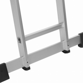 Scară multifuncțională din aluminiu KraftDele KD4071 4x4 cu platformă de lucru, înălțime maximă 460 cm - Img 6