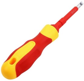 Set 14 șurubelnițe izolate KraftDele KD5971, pentru instalații electrice până la 1000V, cu organizator - Img 11